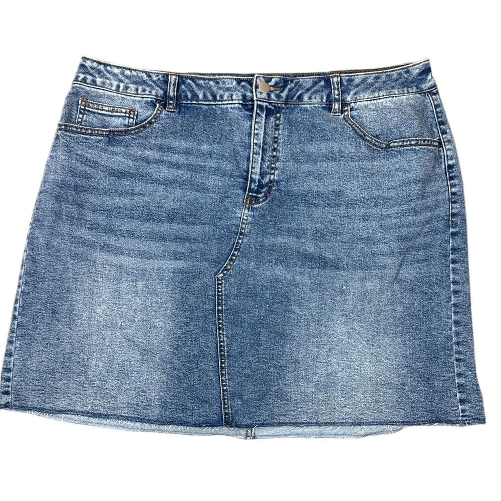 C Est. 1946 Stylish Blue Denim Mini Skirt SKU0994
